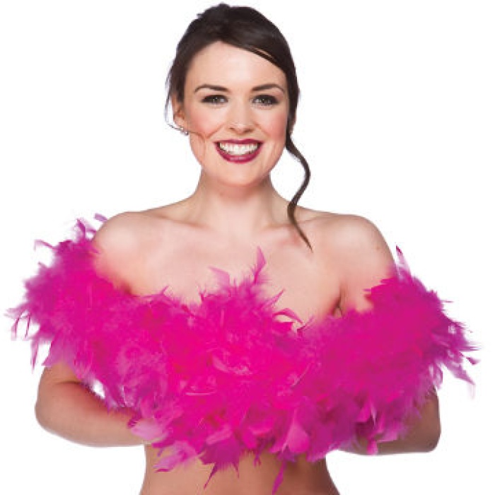 ® 2 Metre Boa Tüy Otriş - Pembe