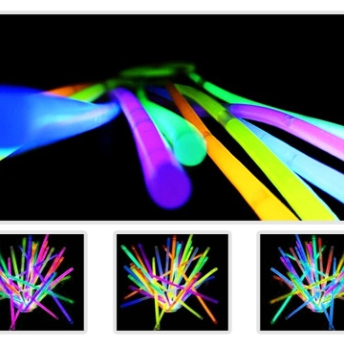 ® 20cm Fosforlu Kırılan Çubuk (10 Adet) Karanlıkta Parlayan Çubuk