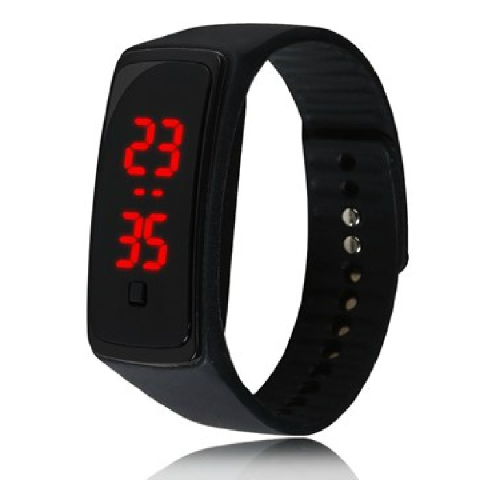 ® Siyah Ekranlı Led Kol Saati (Siyah)