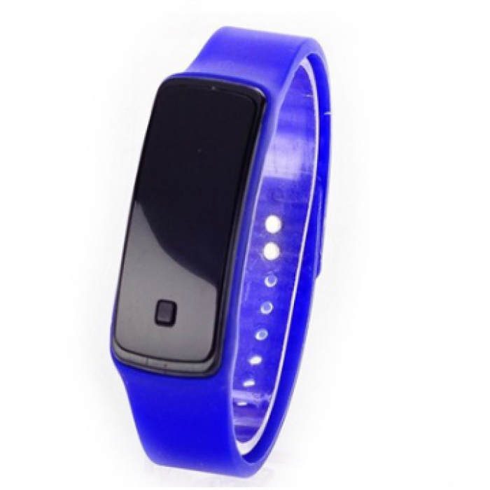 ® Siyah Ekranlı Led Kol Saati (Mavi)