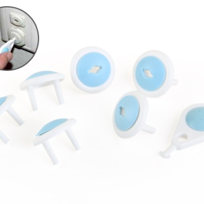 ® Amerikan Prize Uygun Anahtarlı Çocuk Koruma Priz Kilidi 6 Adet