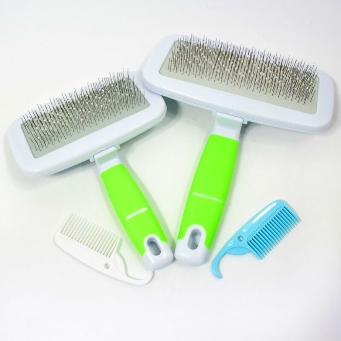 ® Evcil Hayvanlar İçin Telli Fırça  Ve Tarak Seti