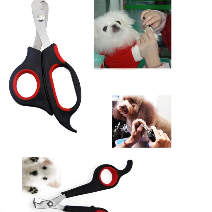 ® Büyük Boy Evcil Hayvan Köpek Kedi Çelik Uçlu Tırnak Makası Pati Bakım Aleti