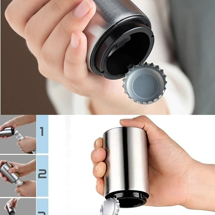 ® Otomatik Açacak - Otomatik Basmalı Şişe Kapak Açacağı