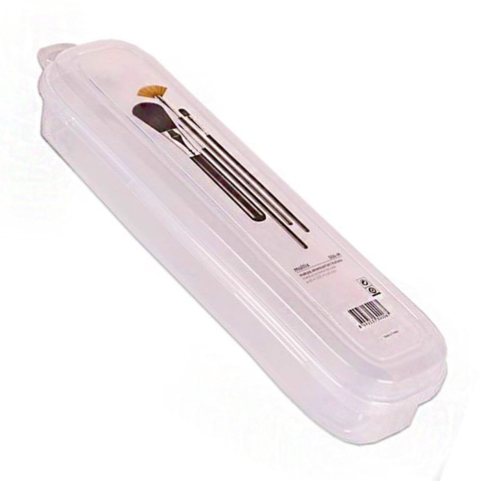 ® Multi Şeffaf Kapaklı Çanta İçi Saklama - Diş Fırçası - Makyaj Fırçası - Kalemlik Kutusu