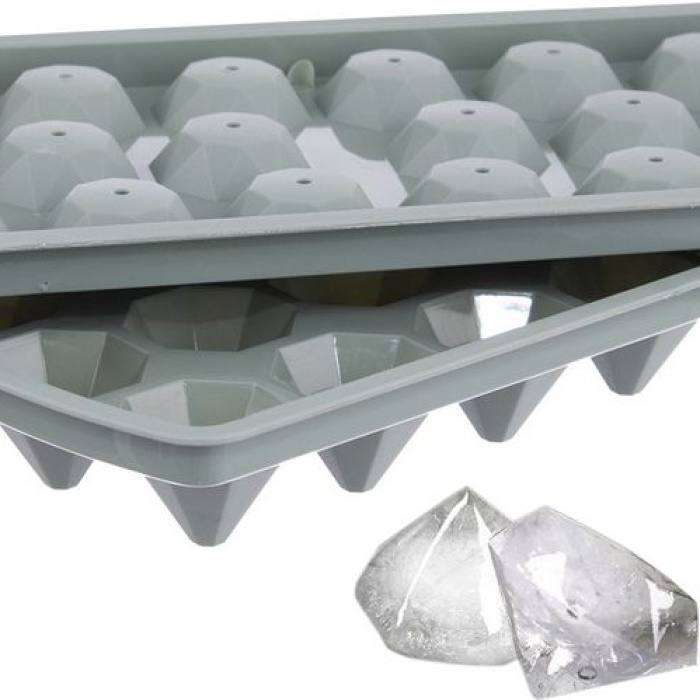 Biyomak® Diamond Elmas Şeklinde Buz Kalıbı 18 Bölmeli