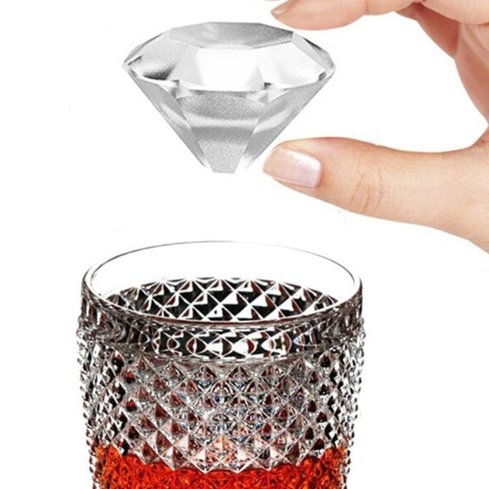 Biyomak® Diamond Elmas Şeklinde Buz Kalıbı 18 Bölmeli