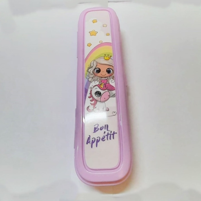 ® Pembe Multi Renkli Kapaklı Kalemlik Kutusu -Çanta İçi Saklama - Diş Fırçası - Makyaj Fırçası Kutu