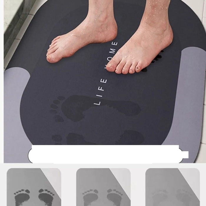 Biyomak® Sihirli Su Emici Kaydırmaz Banyo Paspası Banyo Ayak Matı