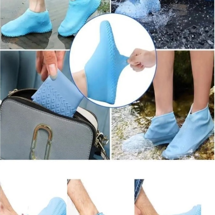 ® Suya Dayanıklı Silikon Ayakkabı Yağmurluğu - Ayakkabı Kılıfı Erkek