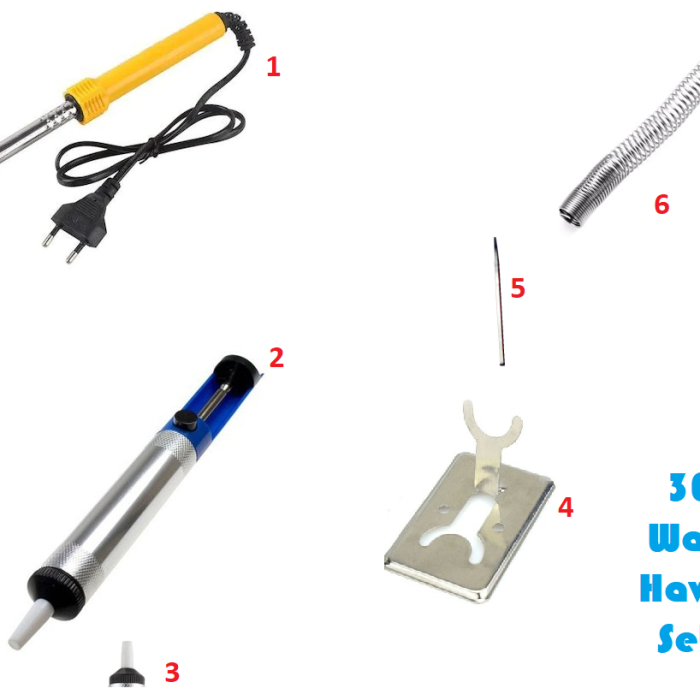 ® Havya Lehim Set 30 W - 6 Parça Lehim Seti