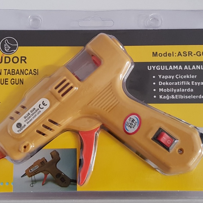 ® Sıcak Silikon Tabancası 20W Aç/Kapa Düğmeli ASR-G09