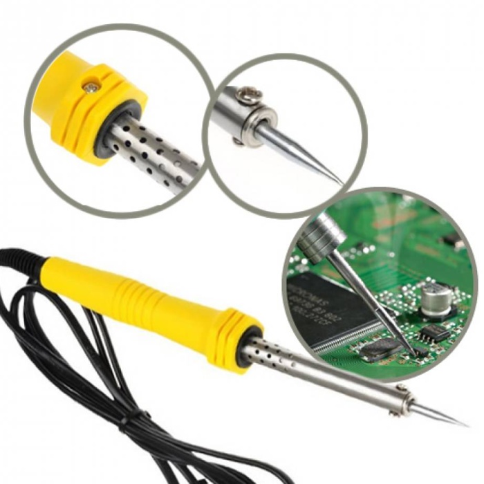 ® Lehim Havya Seti 60w - Kalem Havya Set -  Değiştirilebilir Uç Lehim Set