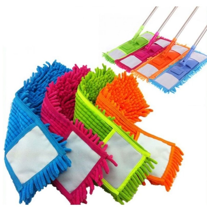 Biyomak® Paspas Yedeği Mikrofiber Makarna Mop Paspas Yedeği 60 Cm