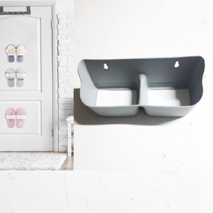 ® 3 Adet Banyo Terlik Tutucu - Kapı Arkası Pratik Raf - Terlik Tutucu