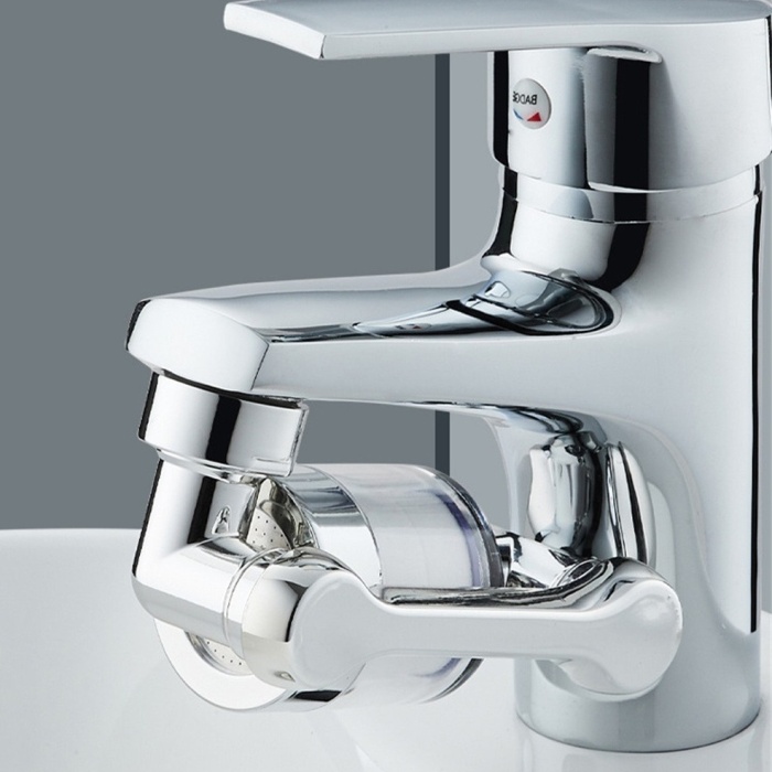 ® Filtreli Kireç Hapsedici Robotik Kol Musluk Başlığı - Mutfak Banyo Musluk Uzatma Aparatı Ucu