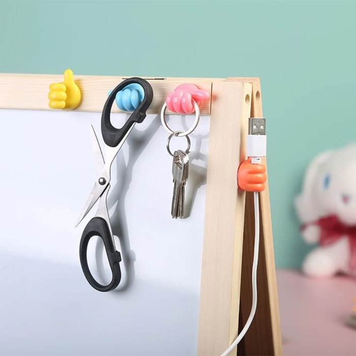 ® 10 Adet Renkli Ok İşareti Kablo Sabitleyici Klipsler Kablo Düzenleyici Tutucu Yapışkanlı Askı