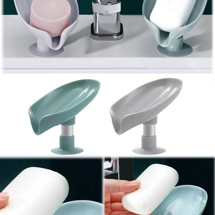 ® Yeni Ürün Vantuzlu Su Giderli Drenaj Katı Sabunluk- Süngerlik