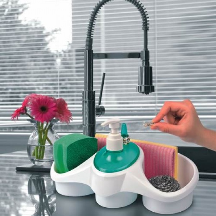 Biyomak® Sünger Hazneli Sıvı Sabunluk - deterjanlık