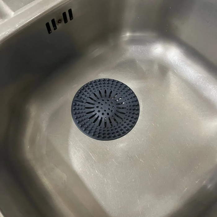 ® Yuvarlak  Süzgeçli Silikon Mutfak  Lavabo Ve Küvet Süzgeci Gider Süzgeci