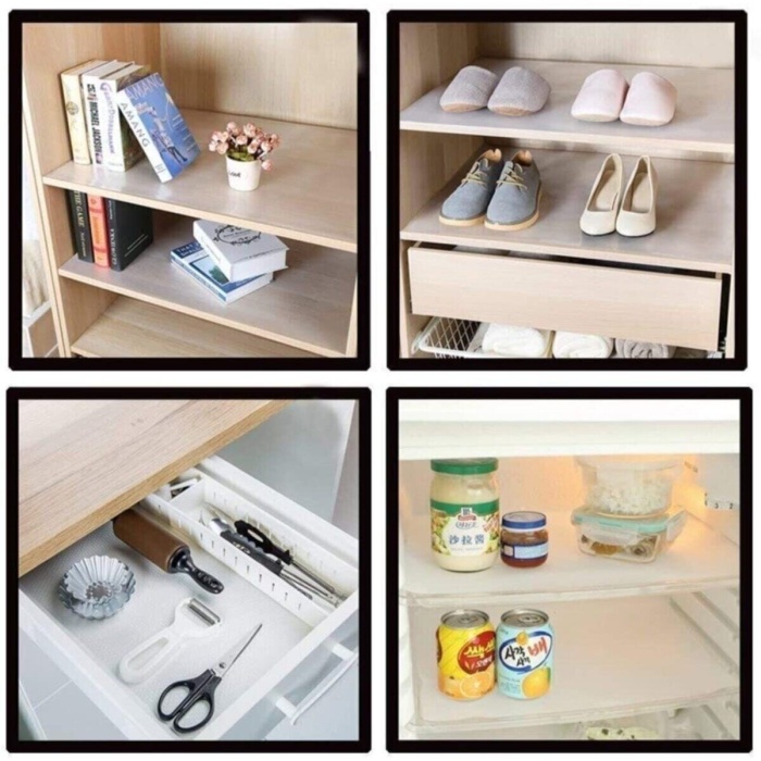 ® 10 Metre Halı Kaydırmaz Şeffaf - Raf - Dolap ve Torpido Örtüsü