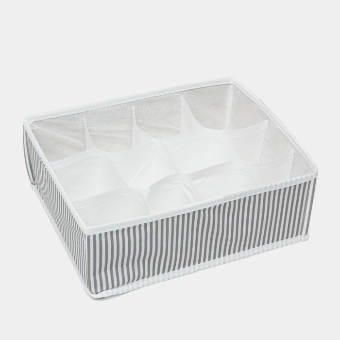 ® 12 Bölmeli Pratik Bölmeli Çekmece Düzenleyici Organizer(İç Çamaşırı Kravat Çorap Düzenleyici)