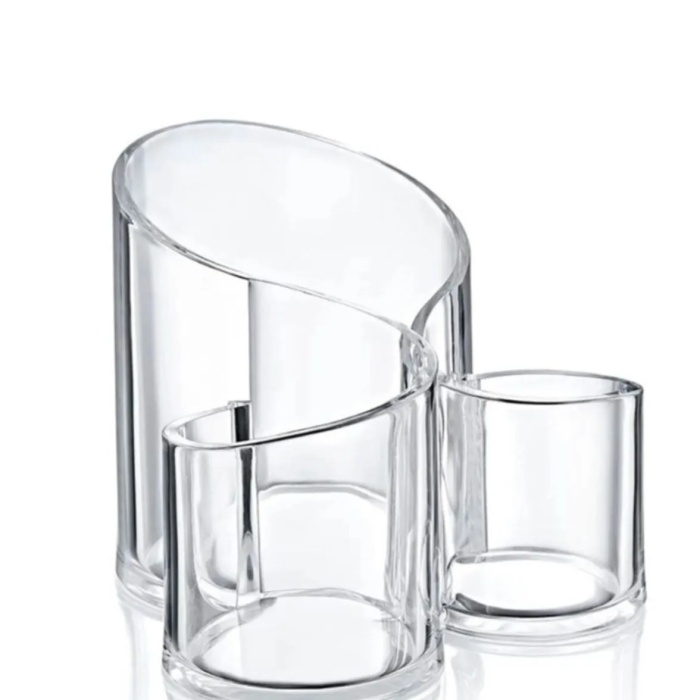 ® Makyaj Organizeri Şeffaf - 3 Gözlü