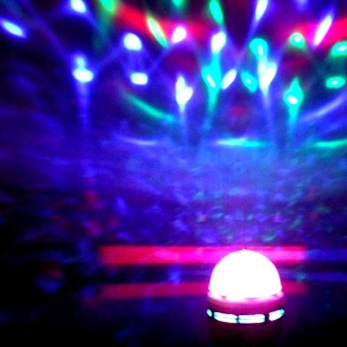 ® Renkli Led Döner Başlıklı Disko Ampulü