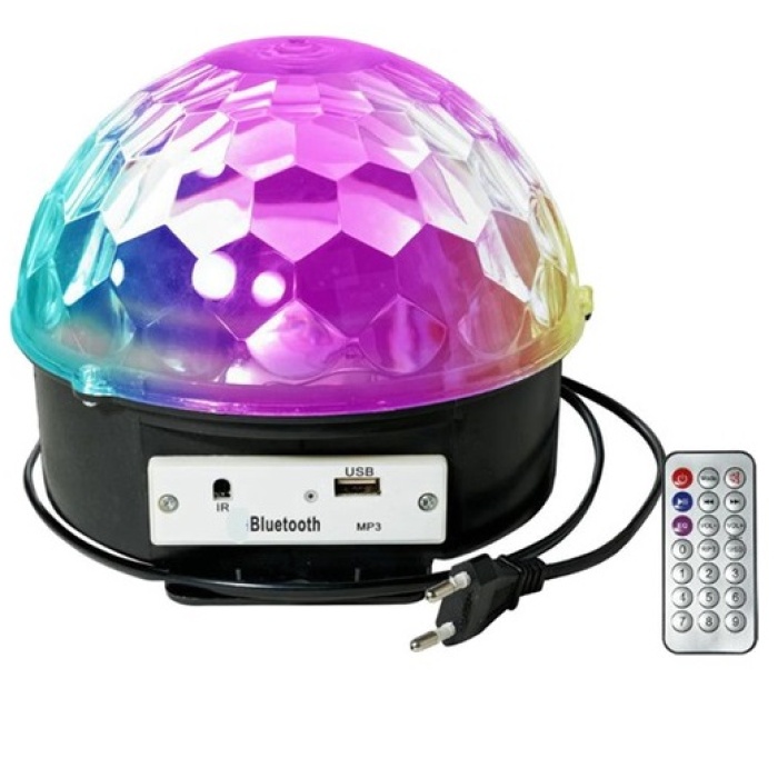 ® Kumandalı Kristal Led RGB Disko Topu