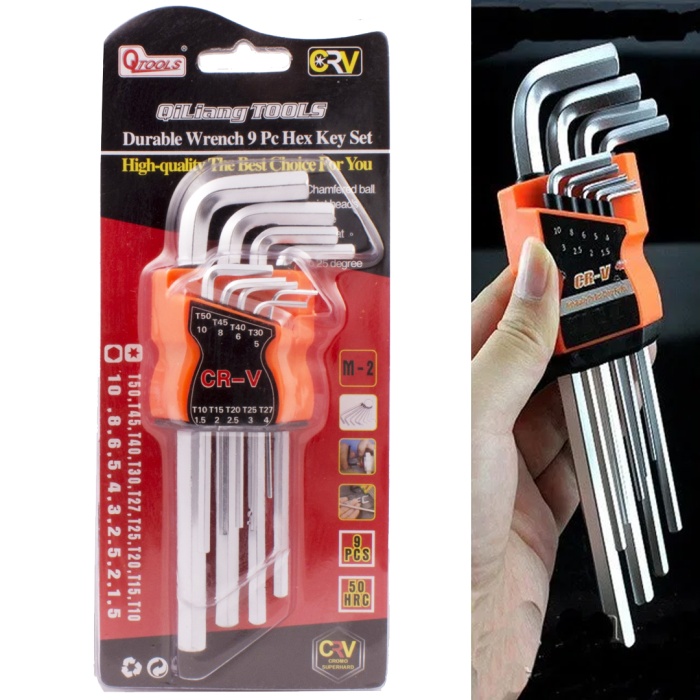 ® Çelik Alyan Takımı (9 Parça)