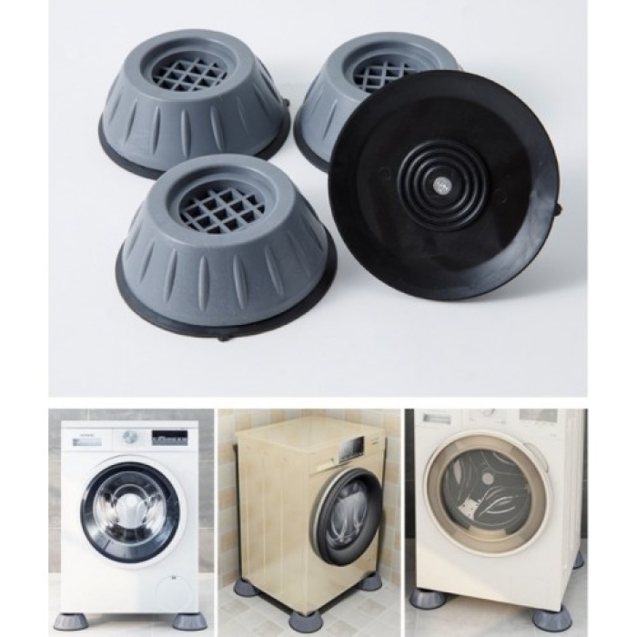 ® Çamaşır Makinesi Kayma Ve Titreşim Engelleyici - Gürültü Emici Aparatlar 4 Lü Set