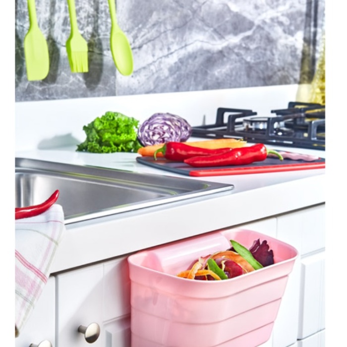 ® Dolap Kapağı Organizeri - Tezgah Çöp Kutusu