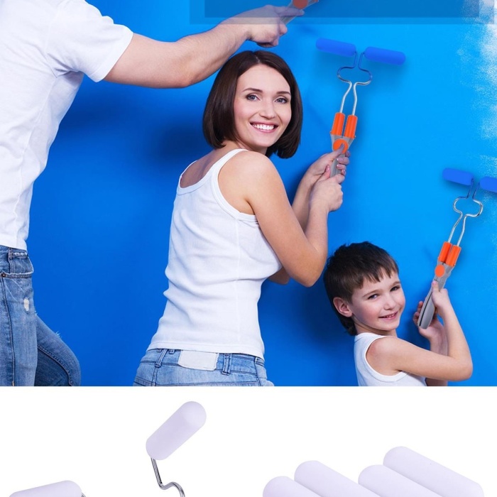 ® Glide Köşe Ve Düz Zeminde Kullanılabilir Damlatmaz Boya Rulosu