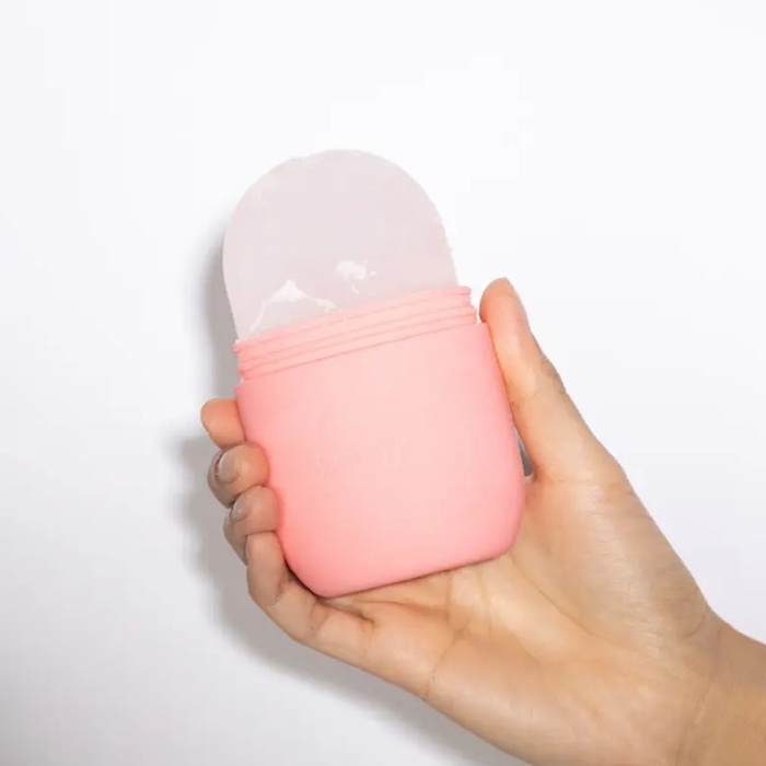 Biyomak® Silikon Buz Rulosu Buz Topu Kalıbı Yüz Buz Uygulama Masajı Cilt Bakım Kalıbı