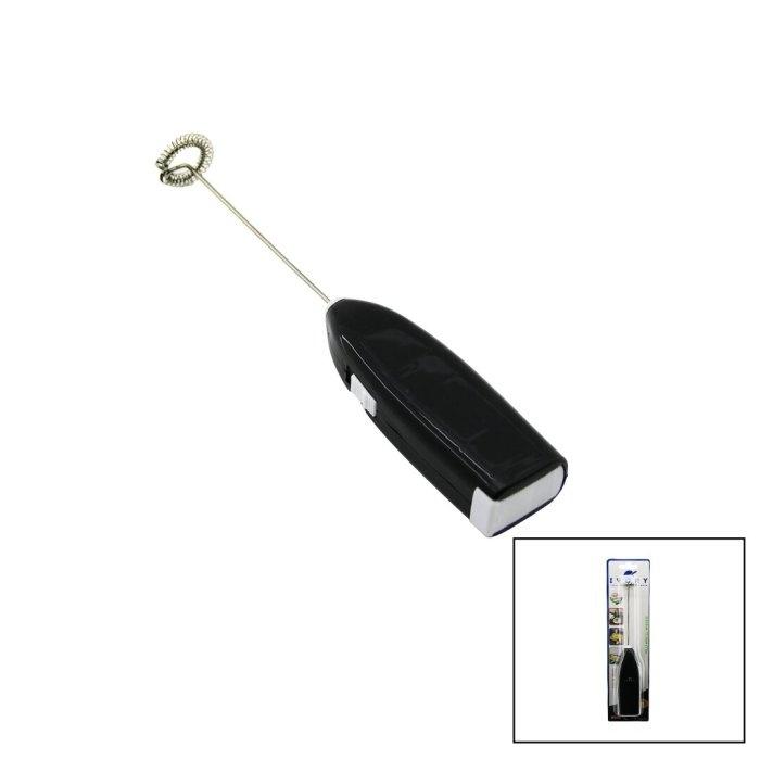 ® Pilli Renkli Süt ve Kahve Köpürtücü - Karıştırıcı Mini Mikser