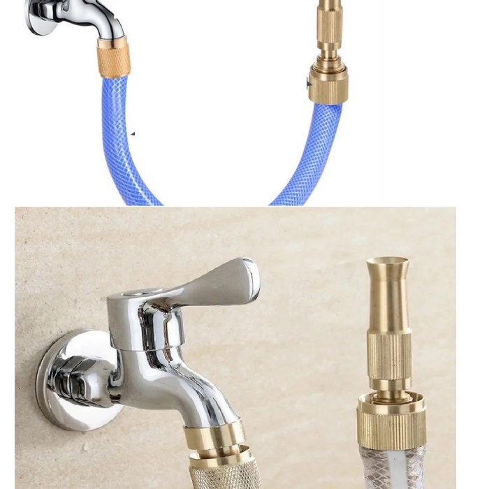 ® Hortum Tazyik Aparatı - 2 Fonksiyonlu  Sprey- Tazyik  Bahçe Araba Balkon Yıkama Püskürtücü Aparat