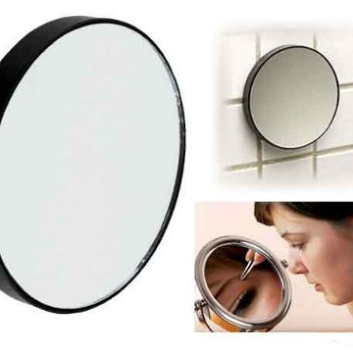 ® Vantuzlu Büyüteç Ayna