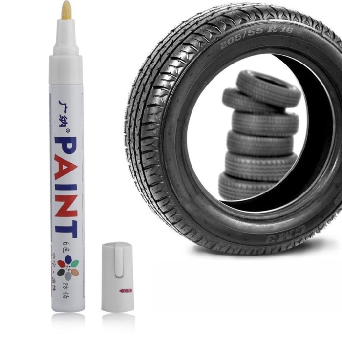 ® Lastik Yazı Kalemi - Beyaz