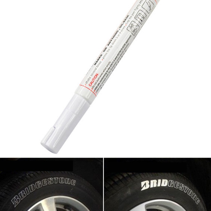 ® Lastik Yazı Kalemi - Beyaz