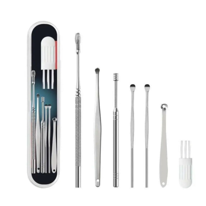 ® Spiral Kulak Temizleme - Paslanmaz Çelik Temizleme Seti