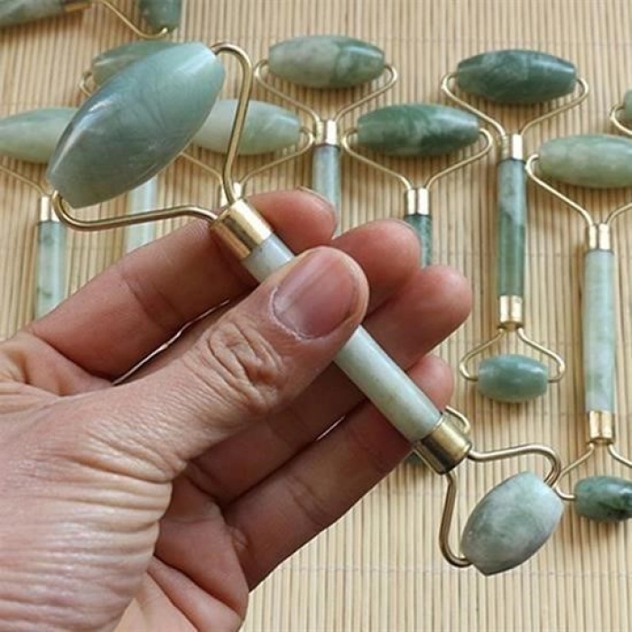 Biyomak® Yeşim Taşı Çift Taraflı Cilt Masaj Aleti