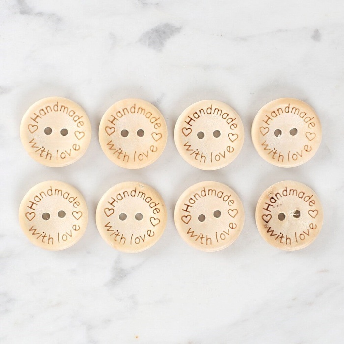 ® Loren Crafts Handmade 8li Düğme - 1615