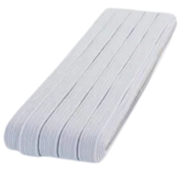 ® Lastik En 2 cm 10 Metre Beyaz