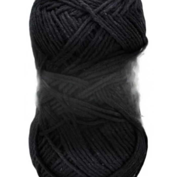 ® Pamuk İplik %100 Pamuk Siyah