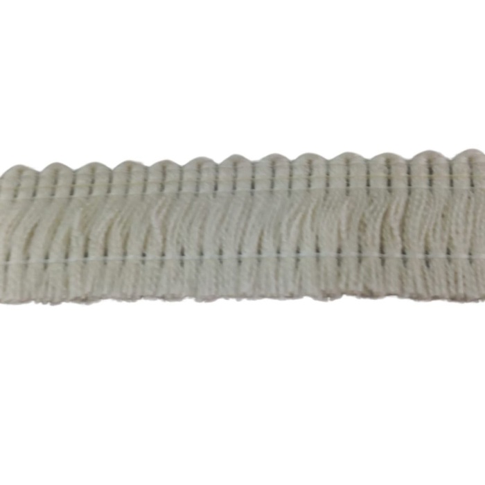 Biyomak® Pamuk Püskül Şerit En 3 cm Krem 5 Metre