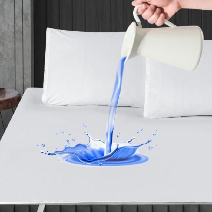 ® Alez Pamuklu Dört Köşe Lastik Yatak Koruyucu 100*200 cm