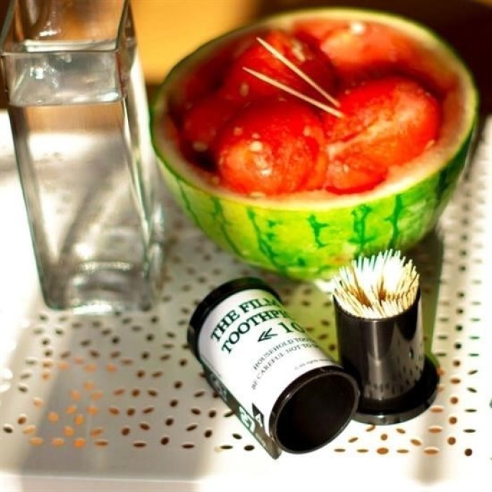 ® Dörtgen Fotoğraf Filmi Şeklinde Kürdanlık Kürdan Tutucu Kutu