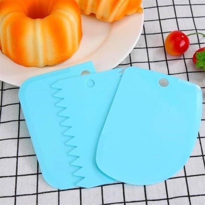 ®  Pasta Hamur Şekillendirici Spatula Kesici Kazıyıcı Dekoratör Set