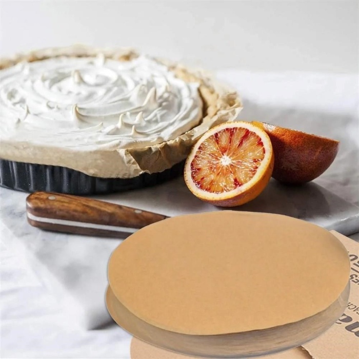 Biyomak®  50 Adet Air Fryer Pişirme Kağıdı Yağ Geçirmez  21,5 cm Yuvarlak Model XXL Model Uyumlu