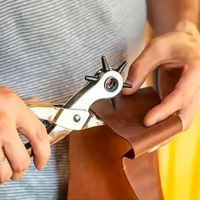 Biyomak®  6 Farklı Boyutta Kemer Delme Pensesi Kemer Delici Delik Açıcı Aparat